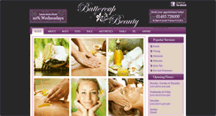 Desktop Screenshot of buttercupbeauty.co.uk